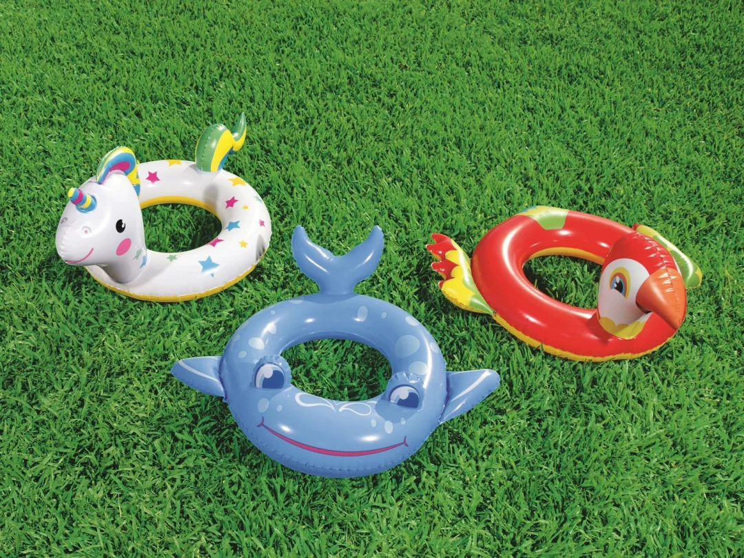 Napuhani prsten za djecu Happy Animals Bestway 36128 jednorog_12
