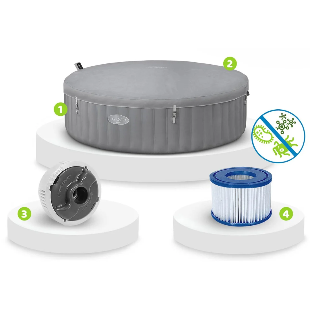 Napuhani vrtni spa Lay-Z Hawaii hidromasažni bazen za 8 osoba Bestway 6001J_10