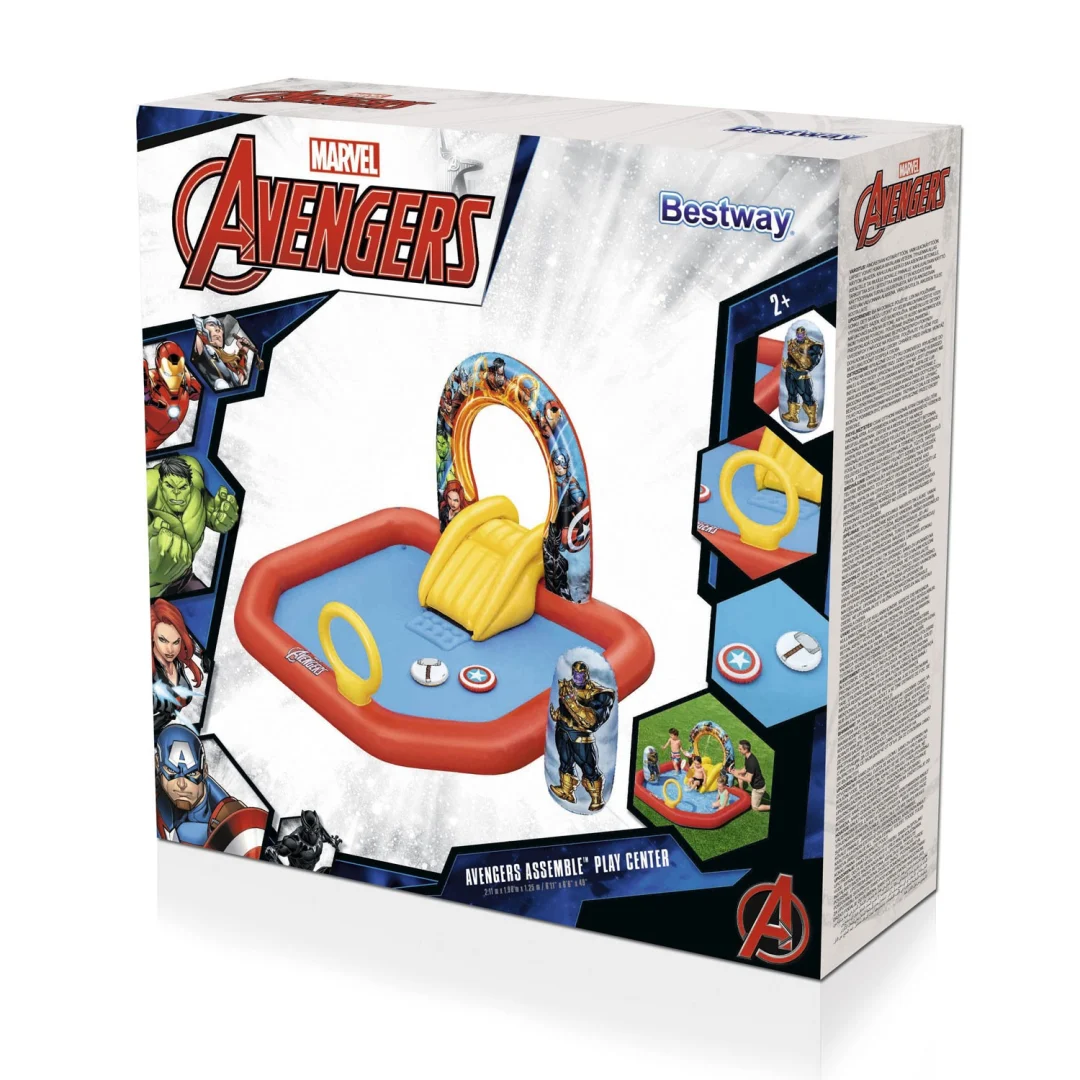 Napuhano igralište Avengers 211 x 198 x 125 cm Bestway 98800_14
