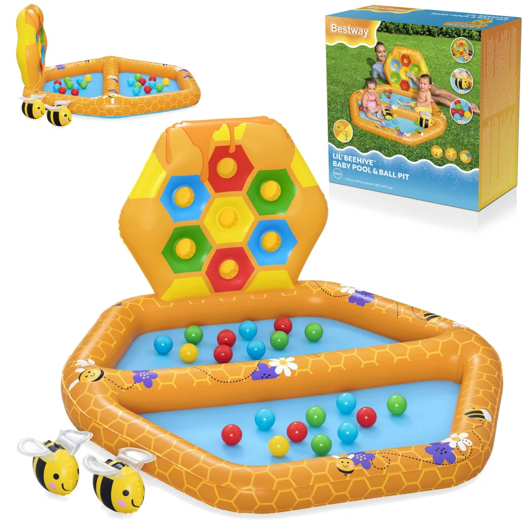 Napuhano igralište Pčele 127 x 119 x 61 cm Bestway 52639_1