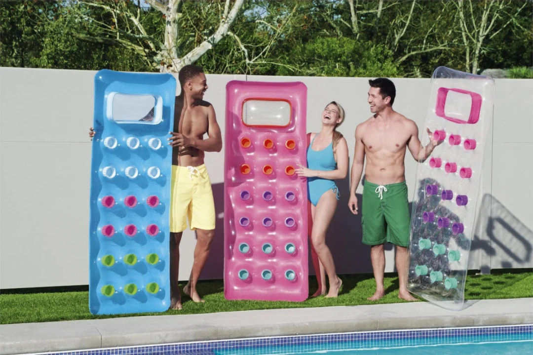 Napuhavački madrac za plažu bijeli 188x71cm BESTWAY + prozirni prozor, bijela_2