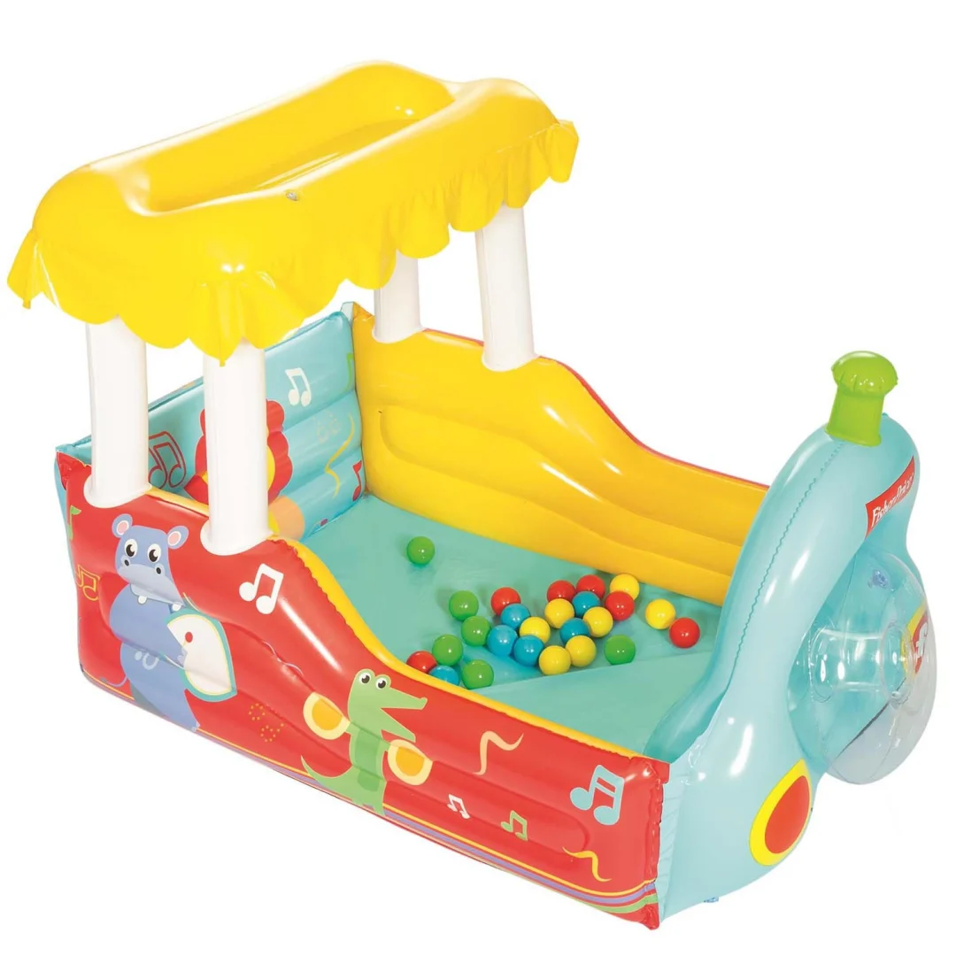 Napuhavajući vlak za igru Fisher-Price Bestway 93537, 25 loptica_1