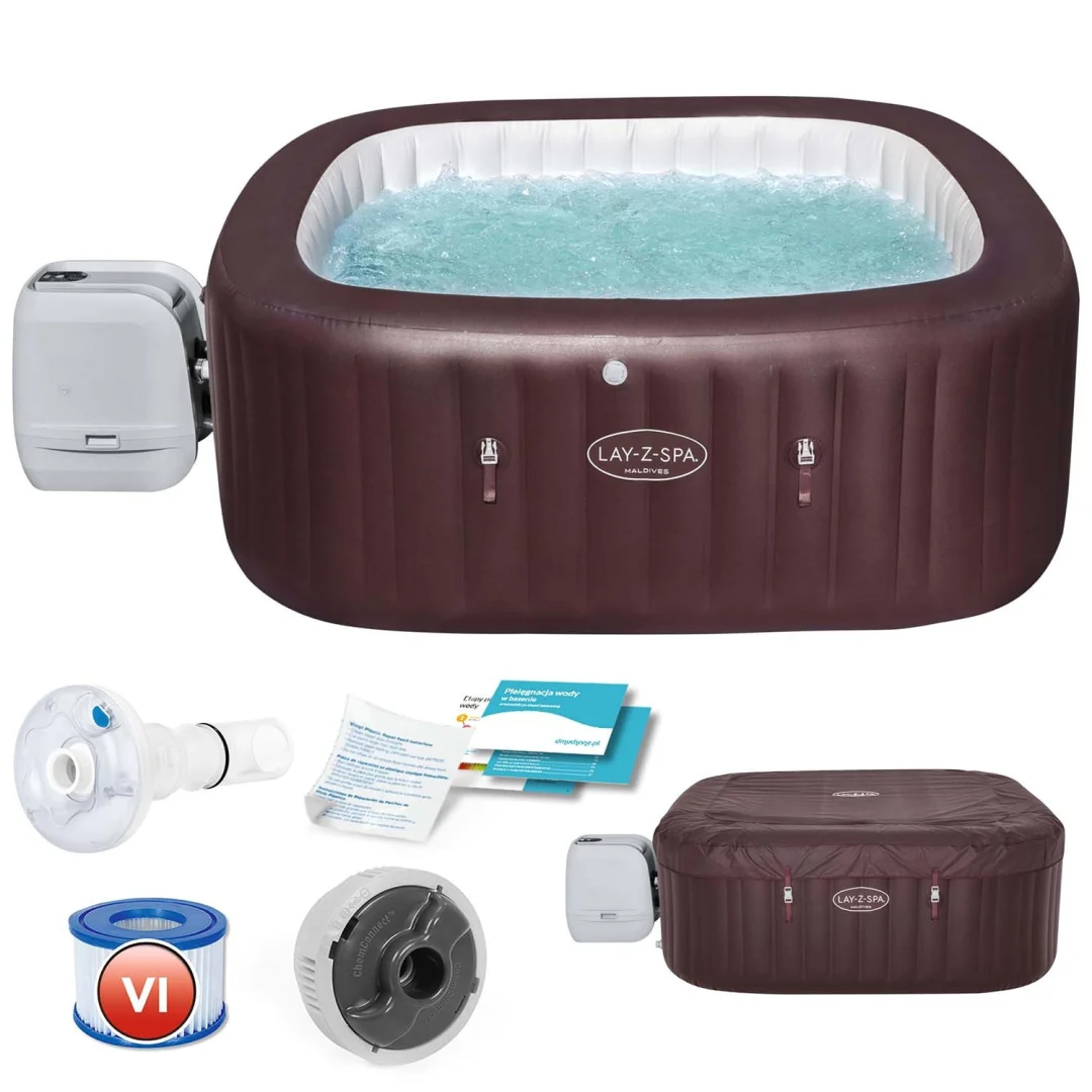 Napuhljivi masažni bazen Lay-Z-Spa Maldives Bestway 60033, 7 osoba_1