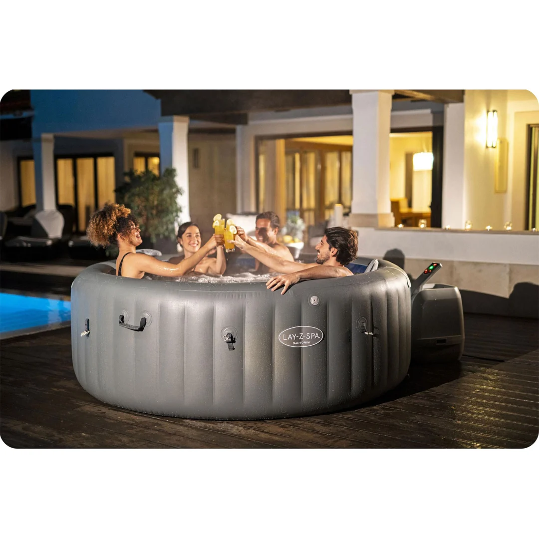 Napuhljivi masažni bazen Lay-Z-Spa Santorini Pro Bestway 6001T, 7 osoba_4