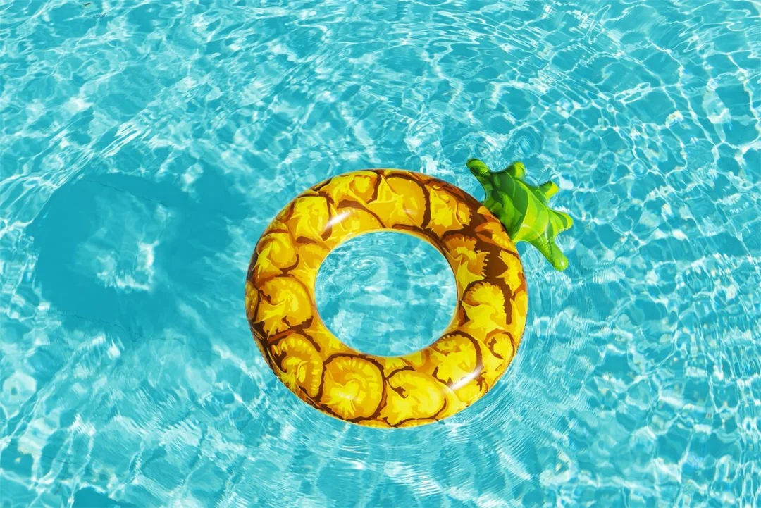 Napuhljivi ploha za plivanje s voćem Ananas za djecu 12+ i odrasle BESTWAY 116x88cm_2