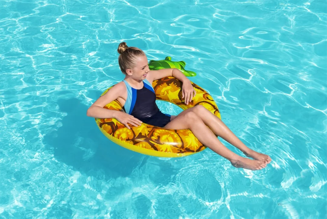 Napuhljivi ploha za plivanje s voćem Ananas za djecu 12+ i odrasle BESTWAY 116x88cm_7