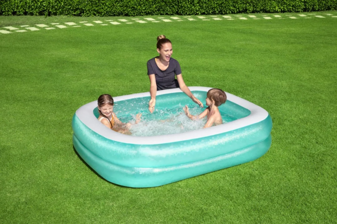Napuhni bazen za djecu 3+ Laguna 201x150x51cm BESTWAY + zakrpa za popravak_5