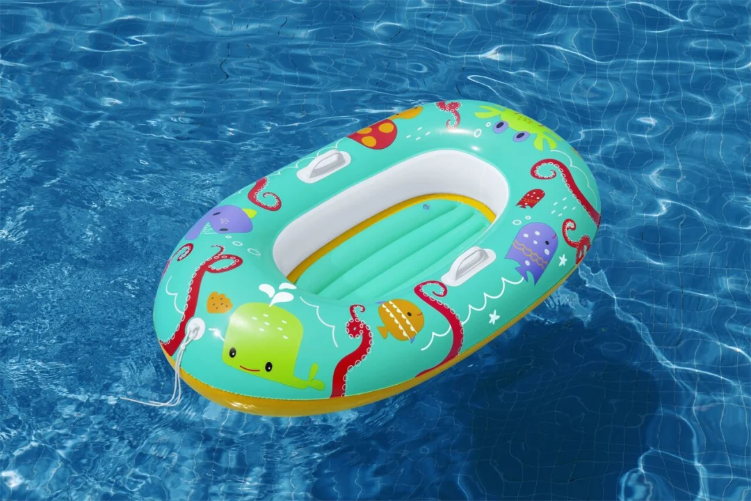 Napuhni ponton za kupanje Morske životinje za djecu 3+ BESTWAY 119x79cm + dno na napuhavanje_4