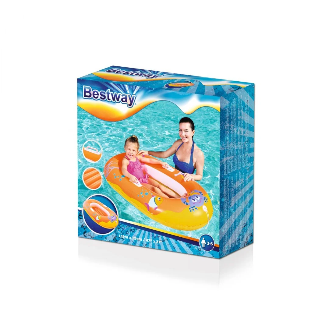 Narančasti ponton 119 cm x 79 cm BESTWAY_6