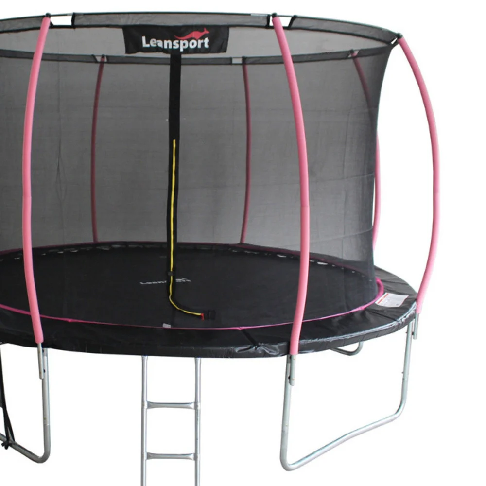 Navlaka za opruge trampolina Sport Max, 183 cm, crno-ružičasta_7
