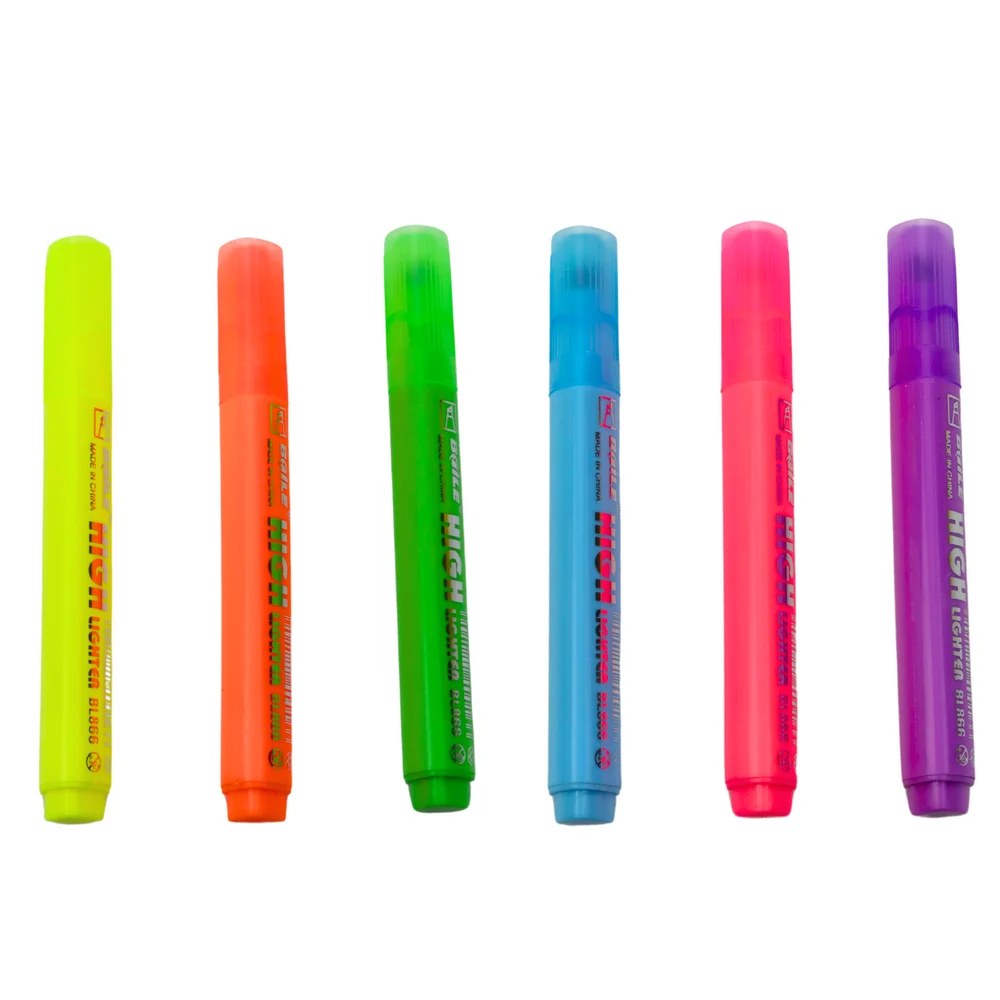 Neonski marker za bilješke, školski ured_2