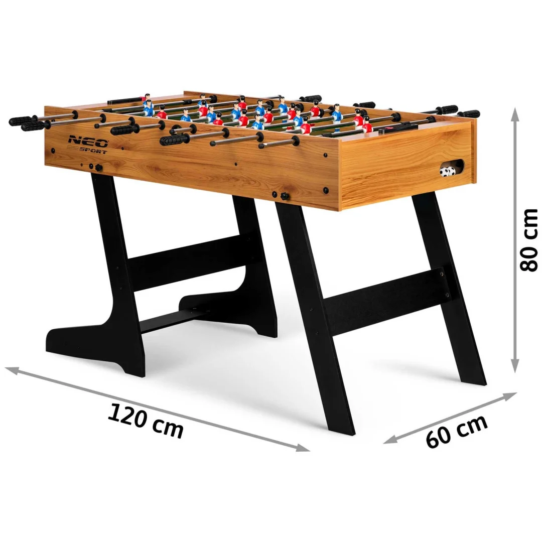Neosport stol za stolni nogomet 121 x 61 x 80 cm NS-803 drveni_8