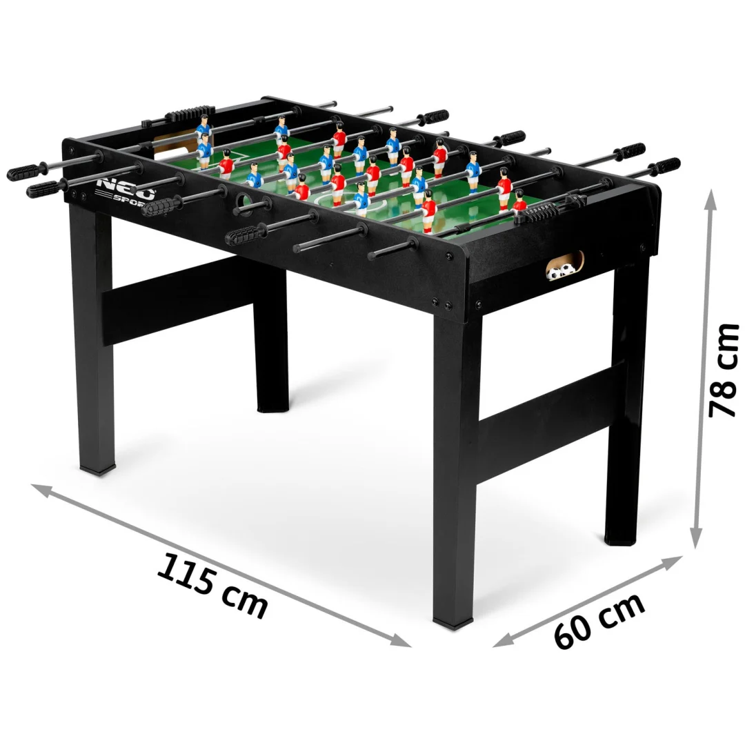 Neosport stolni nogomet 118x61x79 cm NS-805 crni_2