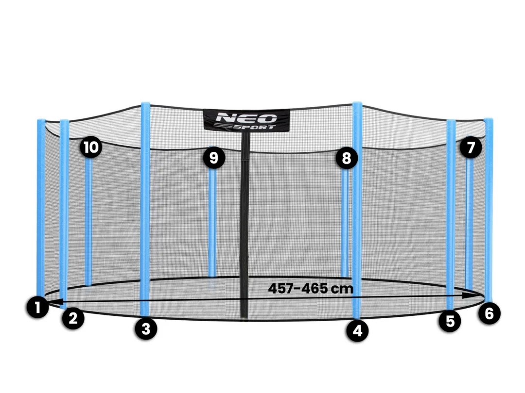 Neosport vanjska mreža 465 cm 15 stopa 10 kom_2