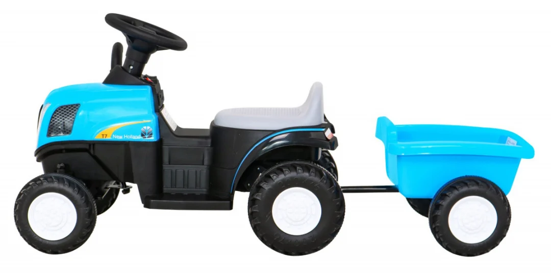 New Holland T7 traktor s prikolicom 12V auto na akumulator_4