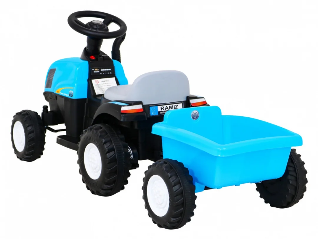 New Holland T7 traktor s prikolicom 12V auto na akumulator_5