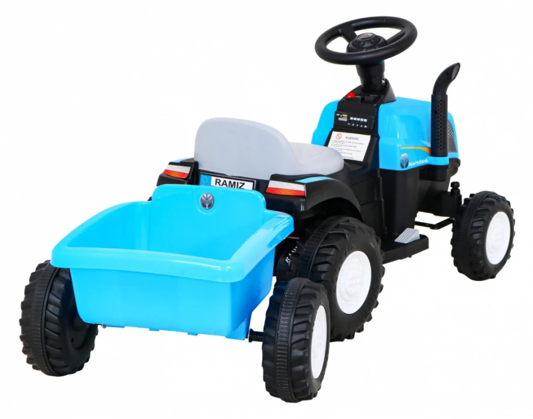 New Holland T7 traktor s prikolicom 12V auto na akumulator_8