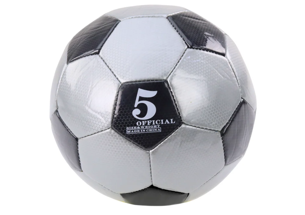 Nogometna lopta Ø 24 cm veličina 5 siva_2