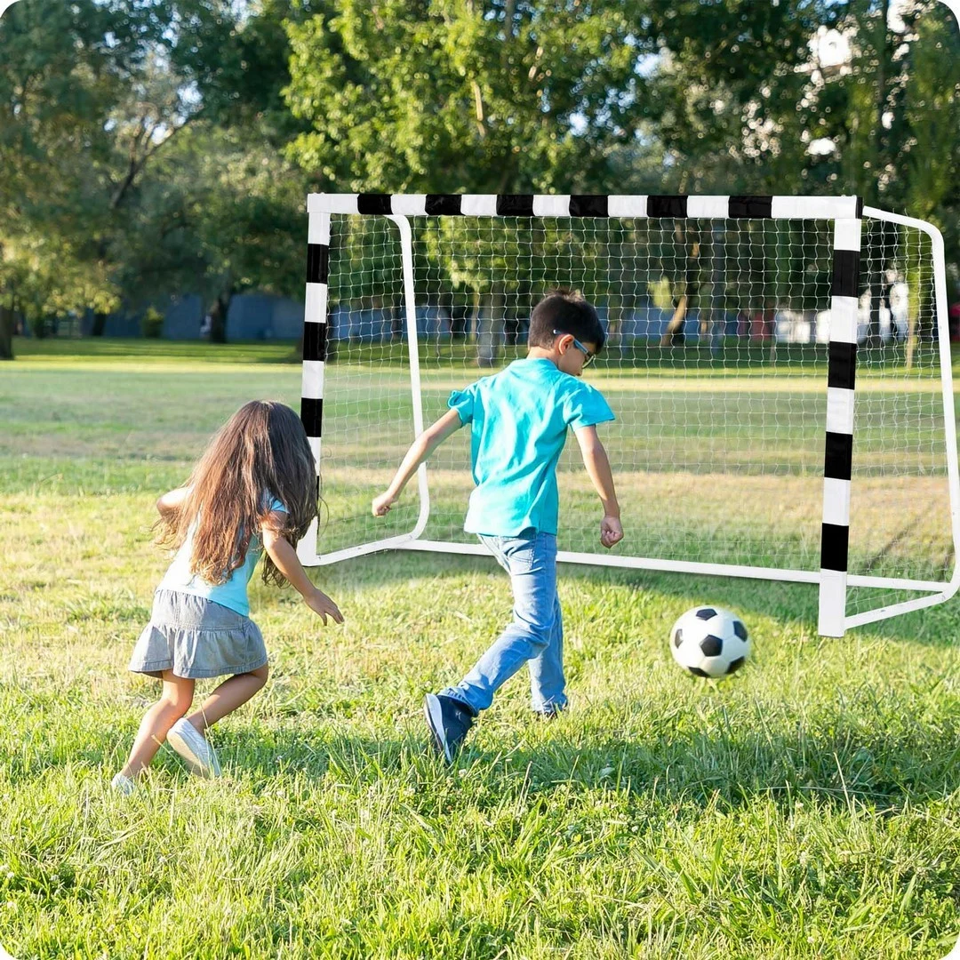 Nogometni gol 180 x 120 x 60 cm NS-464 crno-bijeli_6