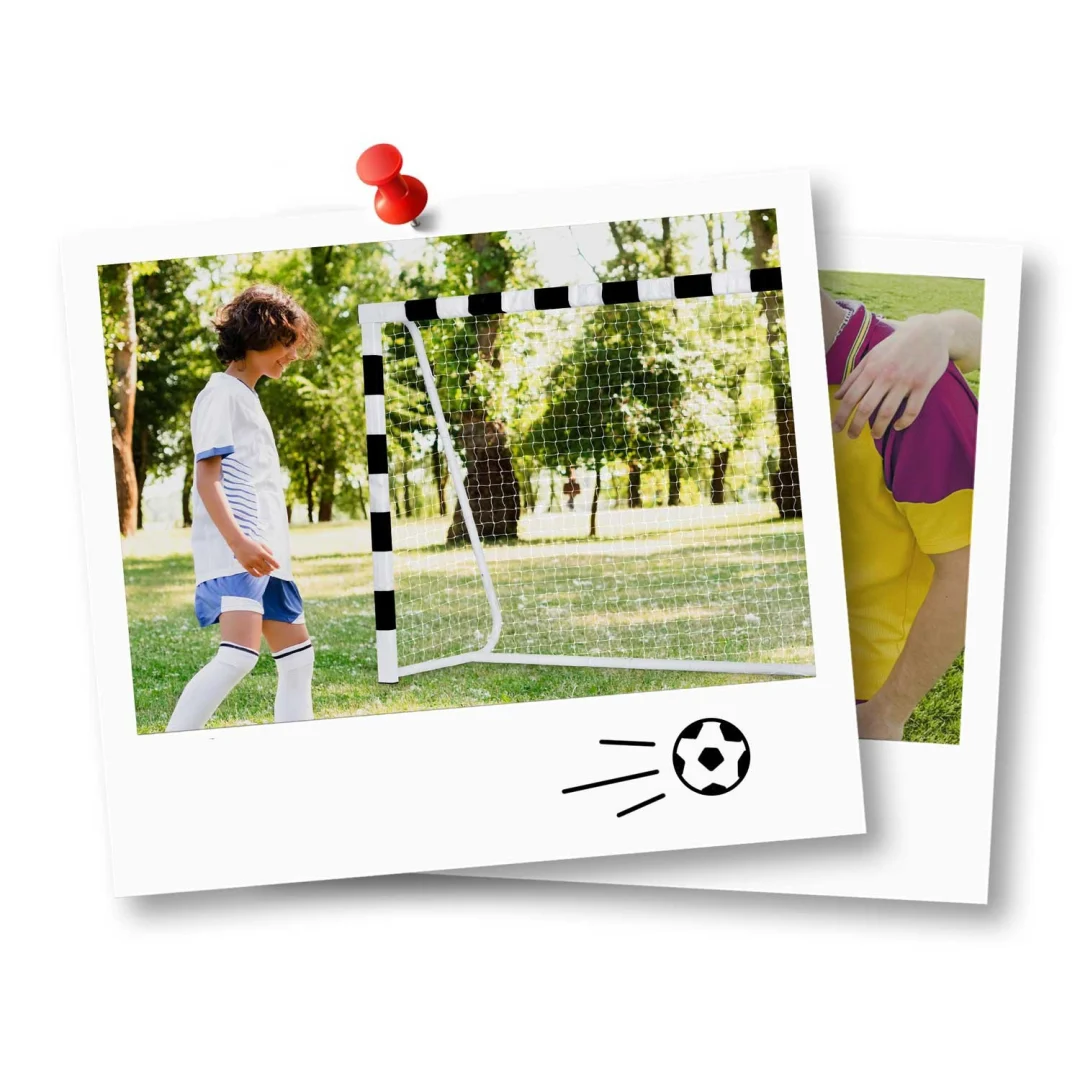 Nogometni gol 180 x 120 x 60 cm NS-464 crno-bijeli_8