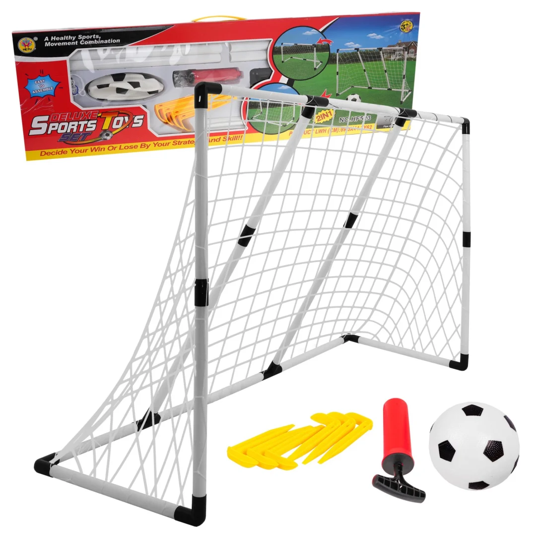 Nogometni gol 2 u 1 za vrt 3+ s loptom_2