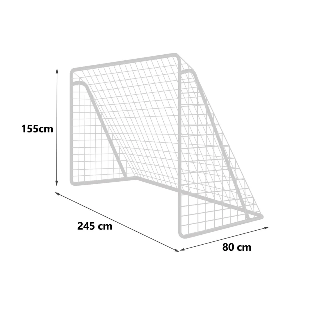Nogometni gol 245 x 155 x 80 cm + podloga za metu_9