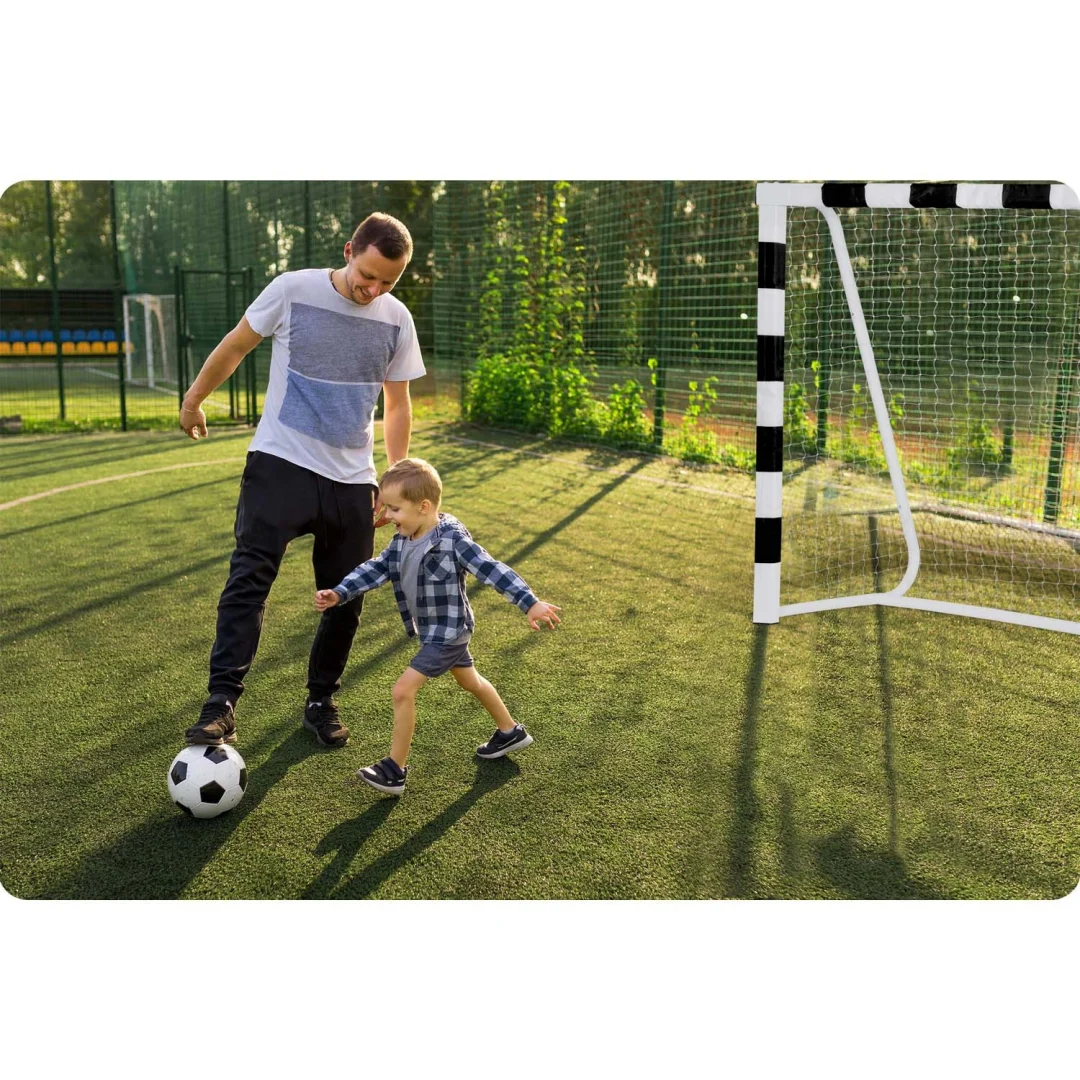 Nogometni gol 300 x 160 x 90 cm NS-460 crno-bijeli_11