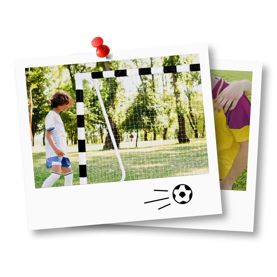 Nogometni gol 300 x 160 x 90 cm NS-460 crno-bijeli_8