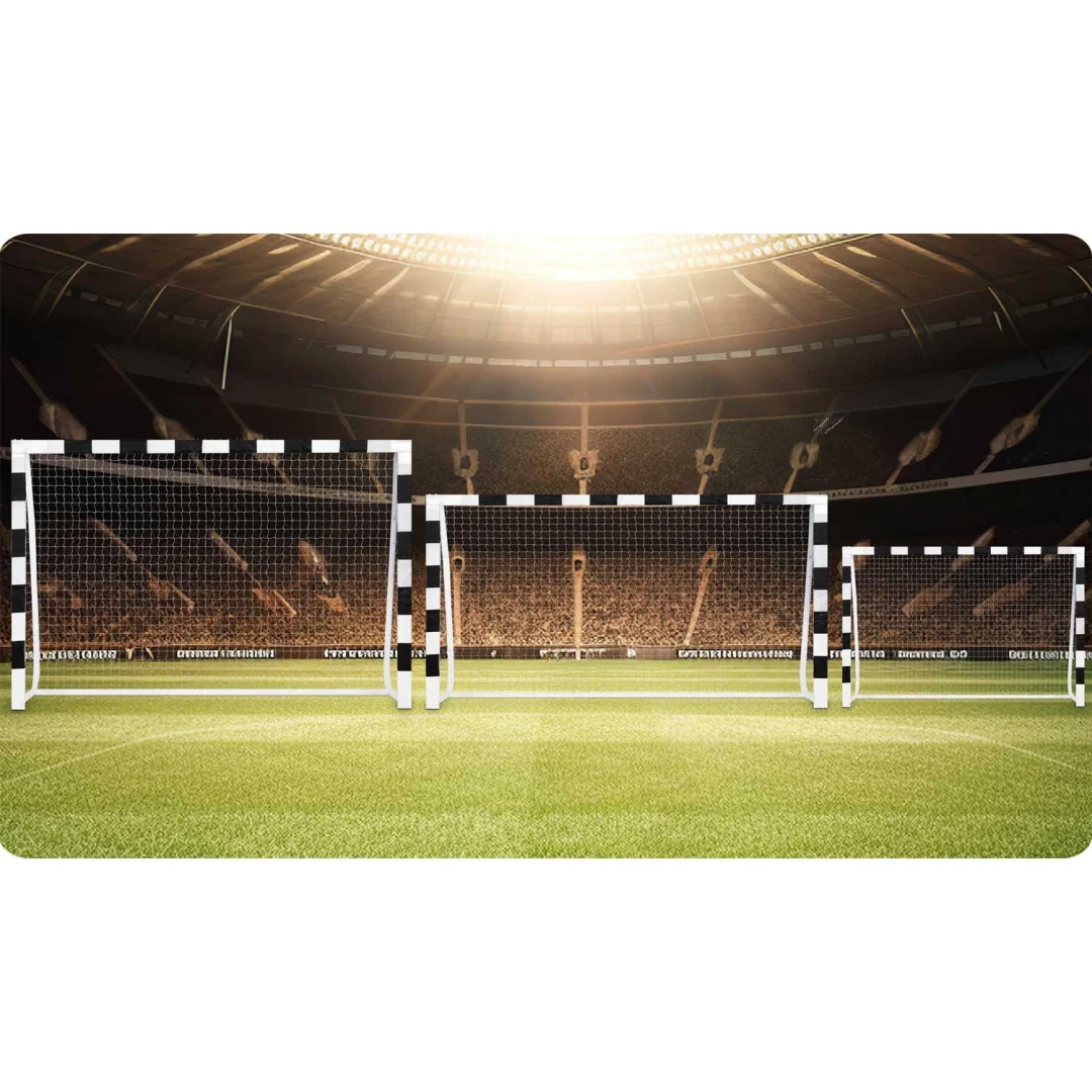 Nogometni gol 300 x 200 x 120 cm NS-465 crno-bijeli_11