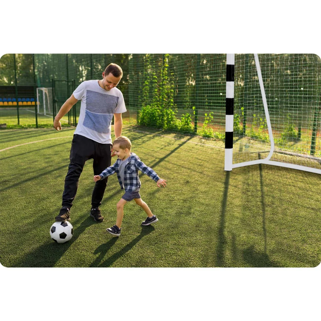 Nogometni gol 300 x 200 x 120 cm NS-465 crno-bijeli_12