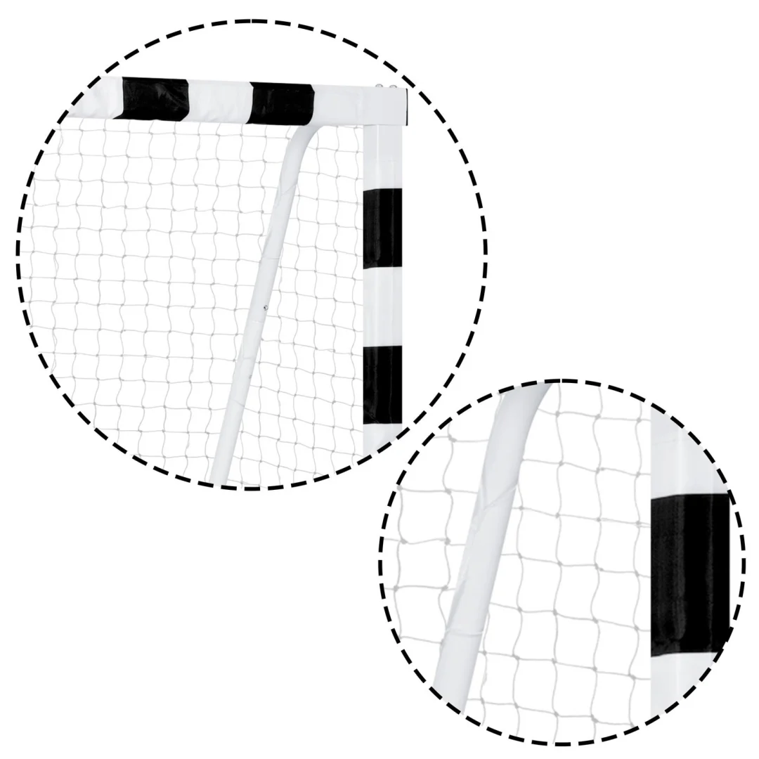 Nogometni gol 300 x 200 x 120 cm NS-465 crno-bijeli_2