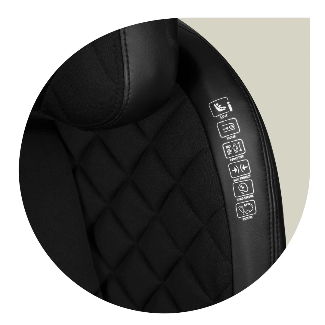 Nukido Louis autosjedalica crna 15-36 kg ISOFIX_4