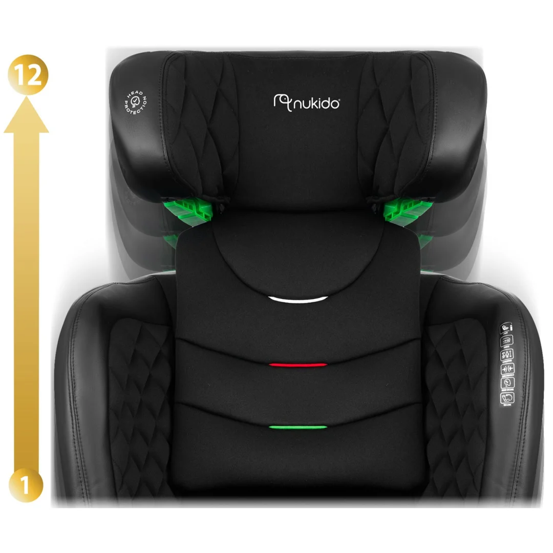 Nukido Louis autosjedalica crna 15-36 kg ISOFIX_9