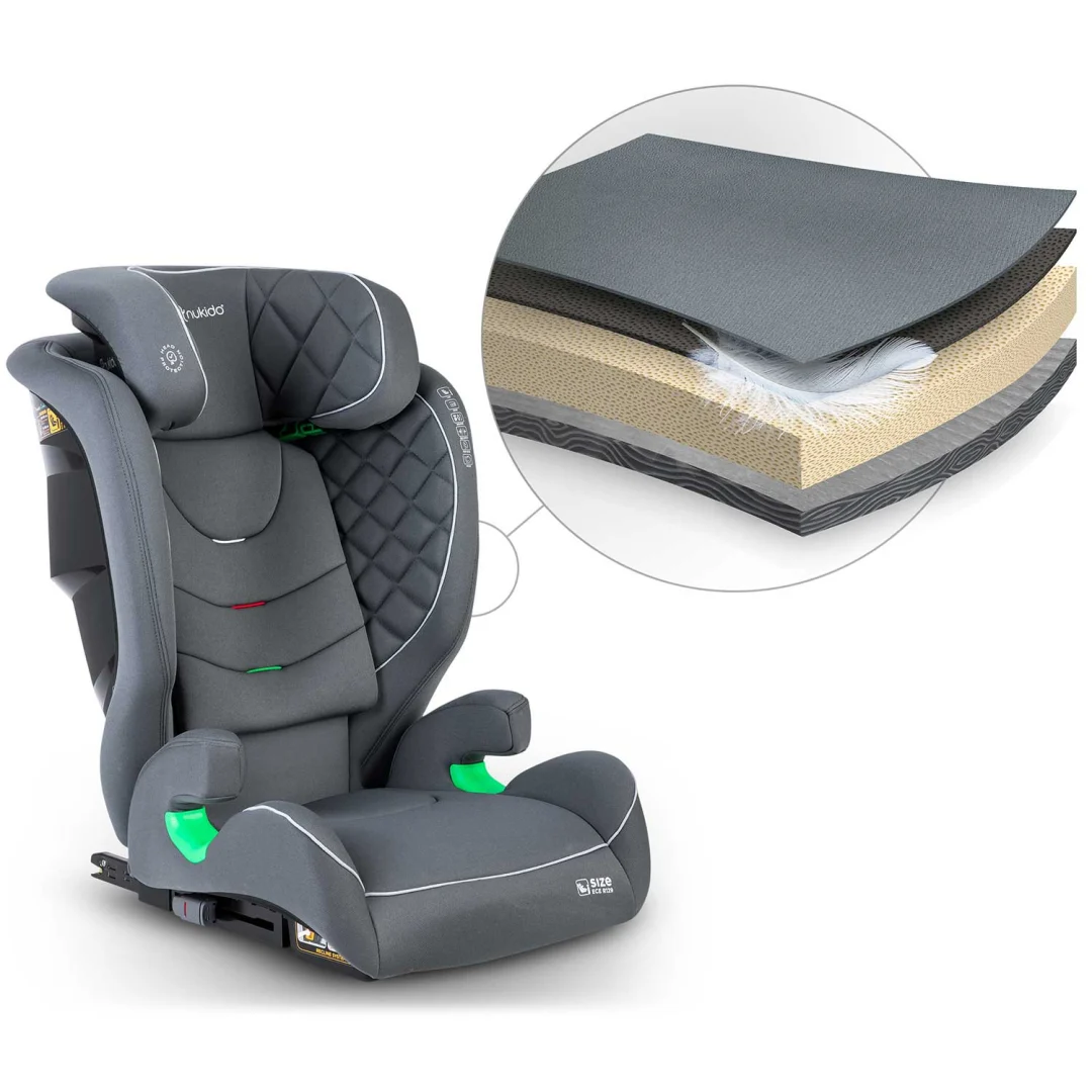 Nukido Louis autosjedalica siva 15-36 kg ISOFIX_14