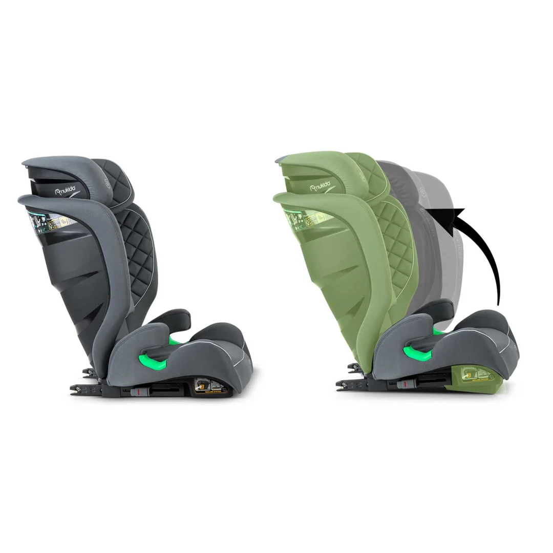 Nukido Louis autosjedalica siva 15-36 kg ISOFIX_15