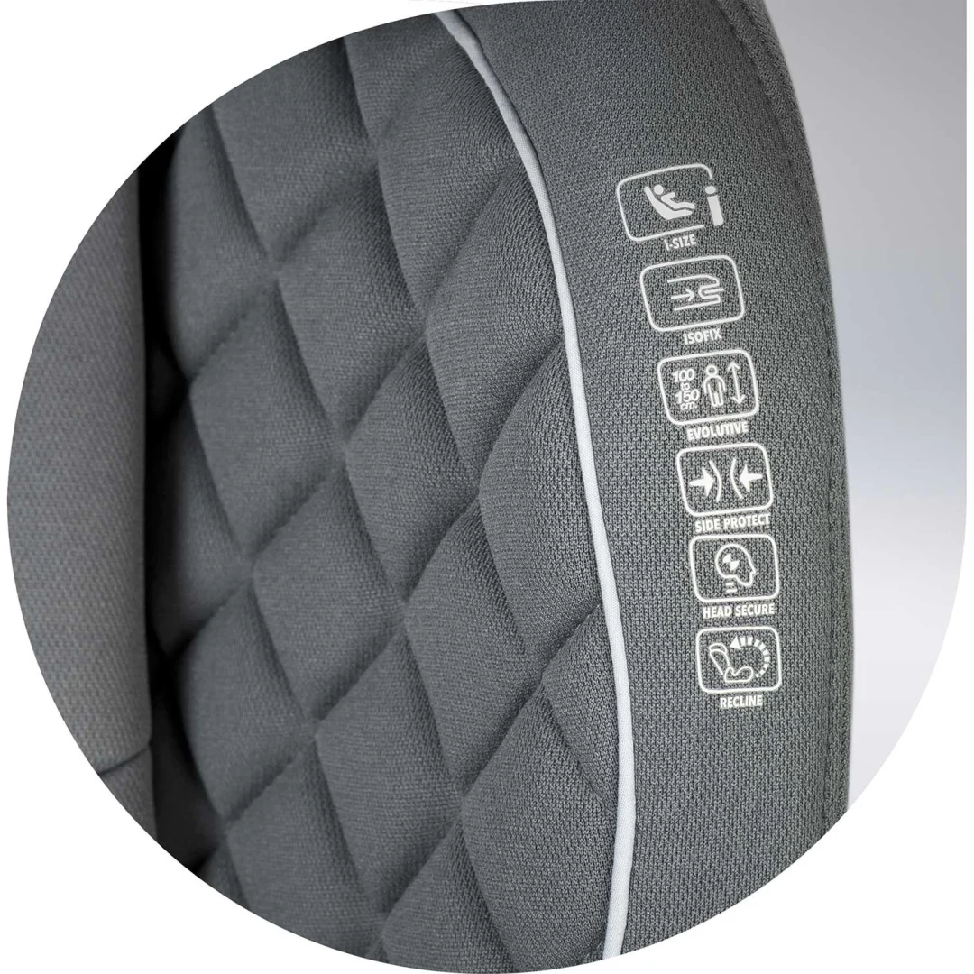 Nukido Louis autosjedalica siva 15-36 kg ISOFIX_3