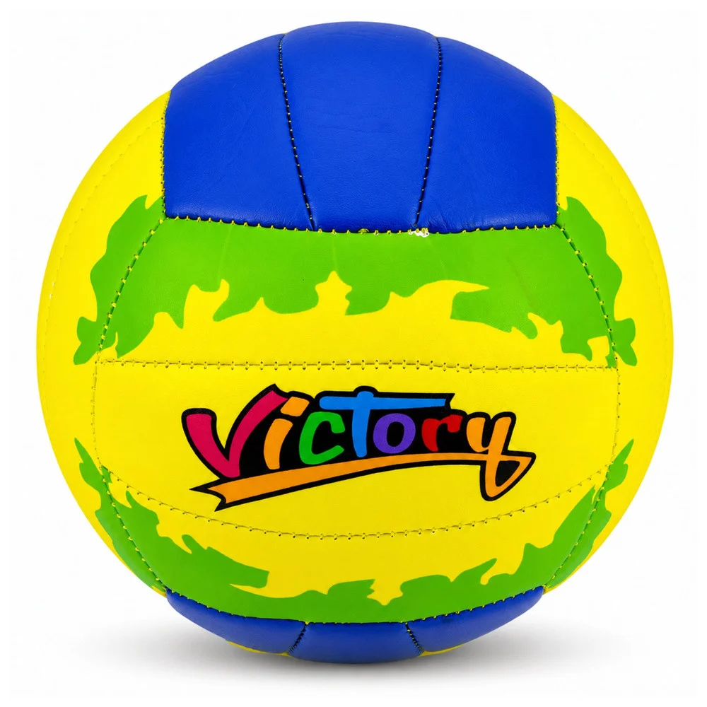 Odbojkaška lopta za trening žuto-plava veličina 5 Ø 22 cm_5