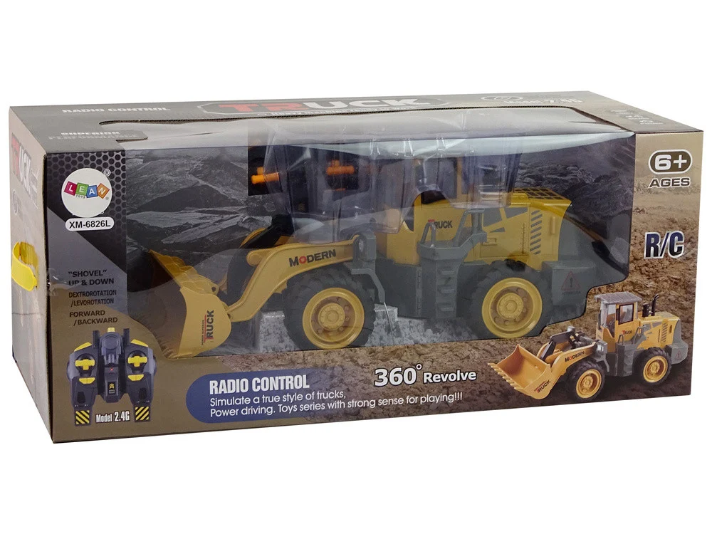 Ogroman bager R/C utovarivač Daljinski upravljana LED svjetla rotirajuća za 360 stupnjeva_6