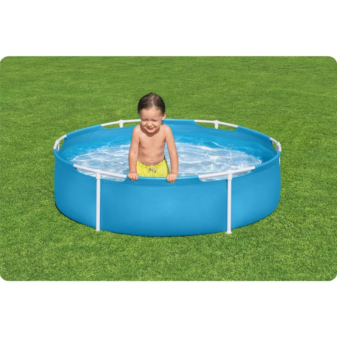 Okrugli bazen s okvirom za djecu 152 x 38 cm Bestway 56283, plava, var. 56283N_4
