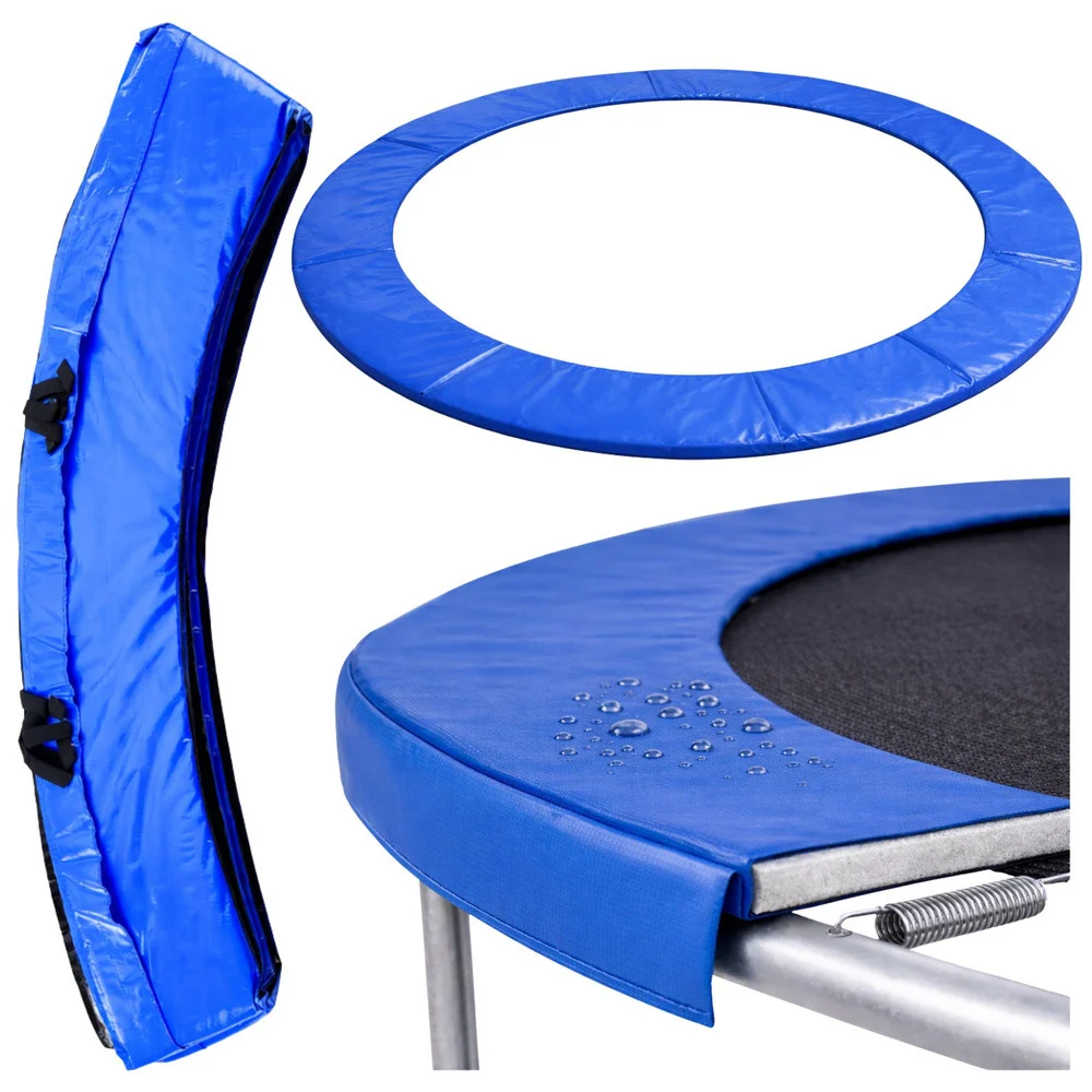 Opružna podloga za trampolin 10 ft plava 305–312 cm_1