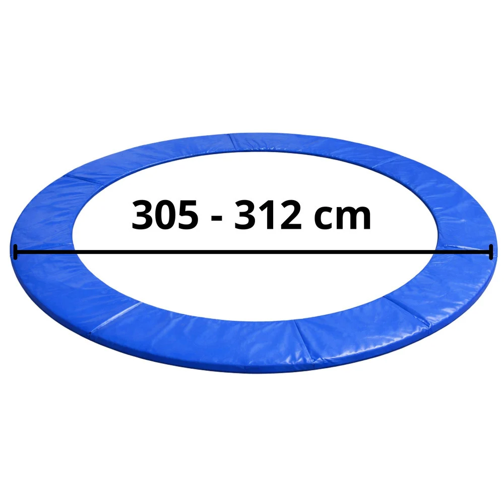 Opružna podloga za trampolin 10 ft plava 305–312 cm_6