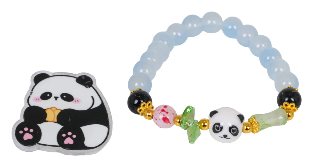 Panda set nakita - plava narukvica_4