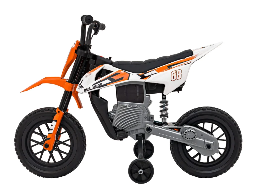 Pantone 361C motocikl na akumulator, narančasti motor na akumulator_3