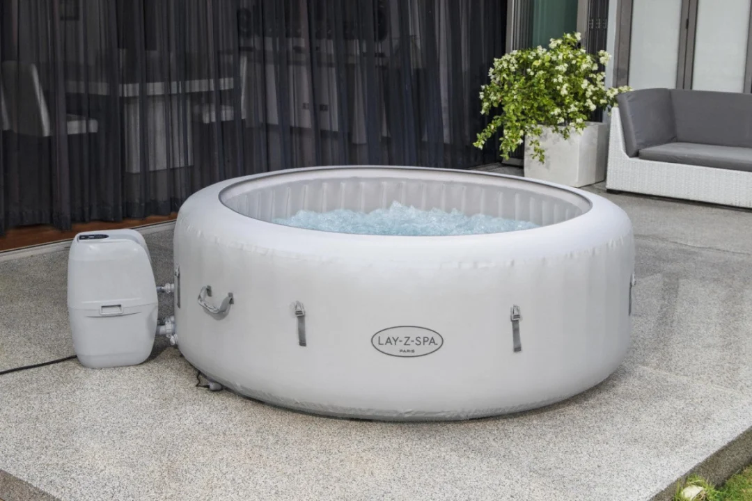 Paris Lay-Z-Spa AirJet Napuhavanje Jacuzzi BESTWAY za 6 osoba + Navlaka + Pumpa + Filter_4
