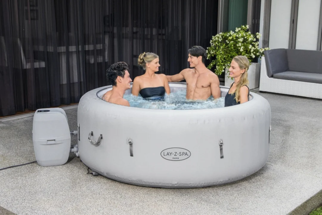 Paris Lay-Z-Spa AirJet Napuhavanje Jacuzzi BESTWAY za 6 osoba + Navlaka + Pumpa + Filter_5
