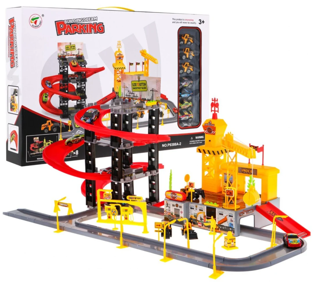 Parkiralište i gradilište 2 u 1 + 8 vozila 3+_1