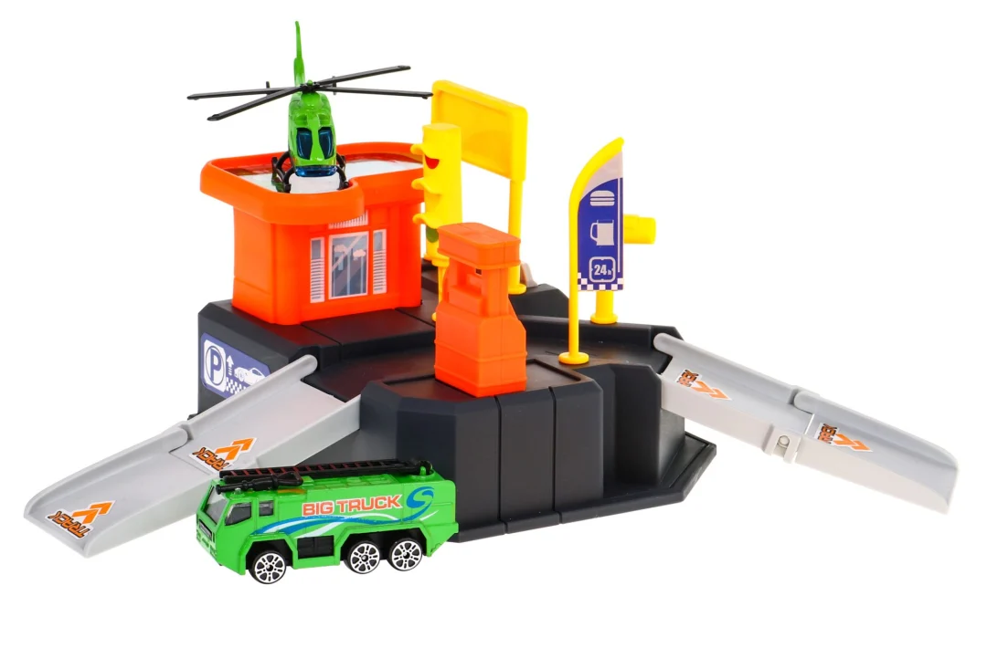Parkiralište s helikopterom i podlogom 3+_2