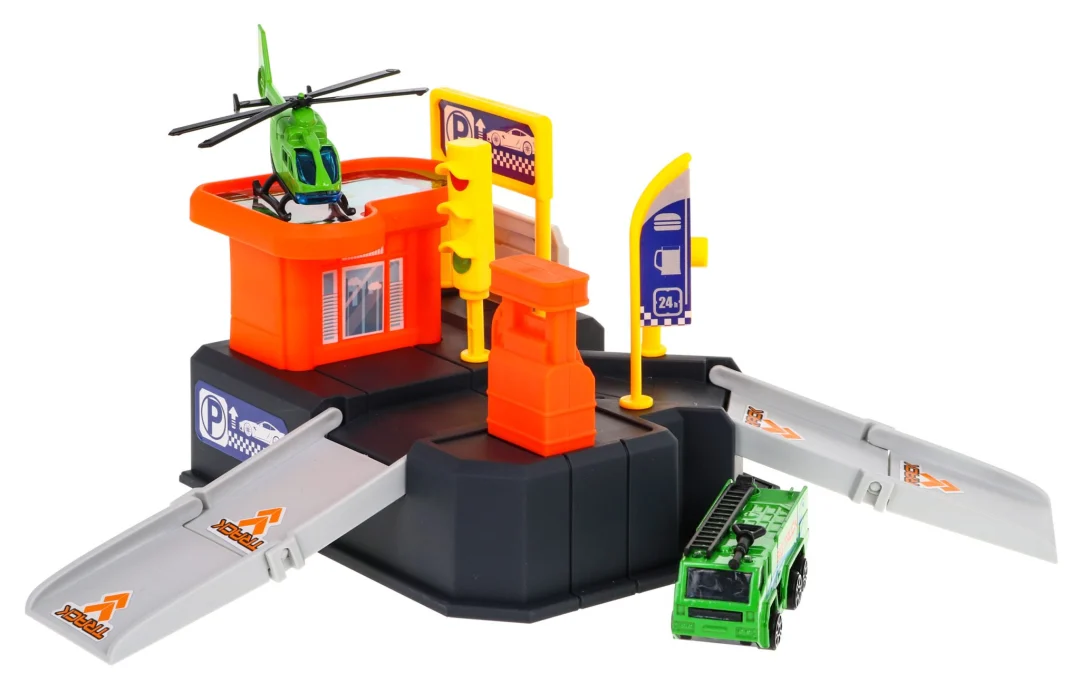 Parkiralište s helikopterom i podlogom 3+_4