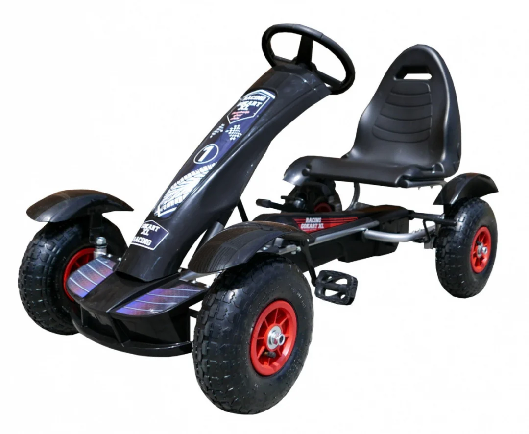 Pedalni go-kart Racing XL crni 3+_1