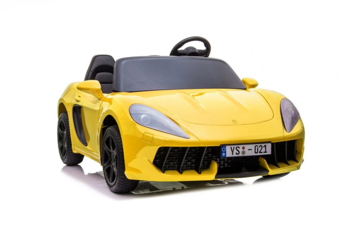 Perfecta lift automobil za 2 djece, žuti auto na akumulator_2